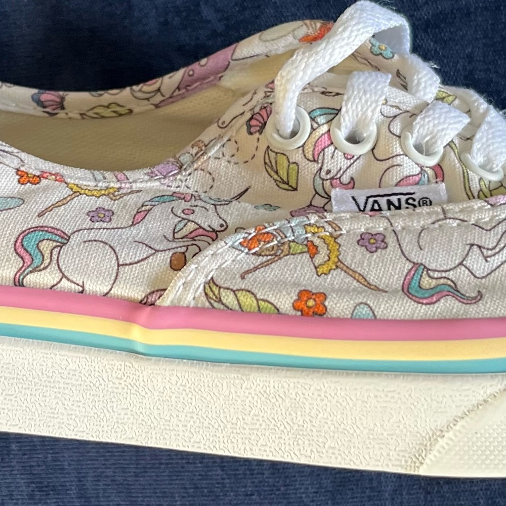 Vans - Fairy  Unicorn Rainbow Size - Picture 2 of 9